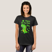 T-shirt Joyeux St Pat Trex Day Dinosaur Funny St patrick (Devant entier)