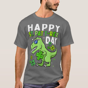 T-shirt Joyeux St Pat Trex Day Dinosaur Jour de la Saint P