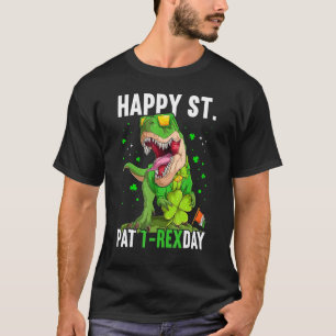 T-shirt Joyeux St Pat Trex Day Dinosaur Patricks Jour Luck