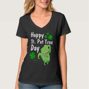 T-shirt Joyeux St. Pat Trex Day Dinosaur St. Patrick's Day