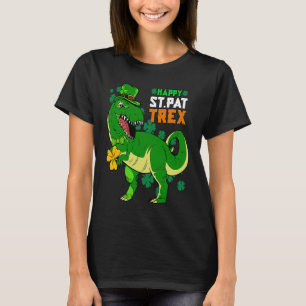 T-shirt Joyeux St Pat Trex Day Saint Patrick Dinosaur Garç