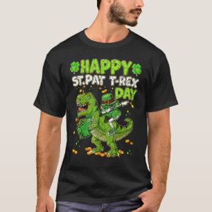 T-shirt Joyeux St Pat Trex Jour Dabbing Shamrock St patric