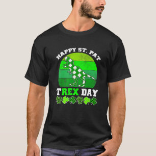 T-shirt Joyeux St Pat Trex Jour Dinosaur Patricks Leprec