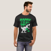 T-shirt Joyeux St PaTRex Dinosaure Saint Patrick Hommes  (Devant entier)