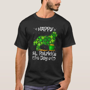 T-shirt Joyeux St Patrick S Day Shamrock de chiens de Terr