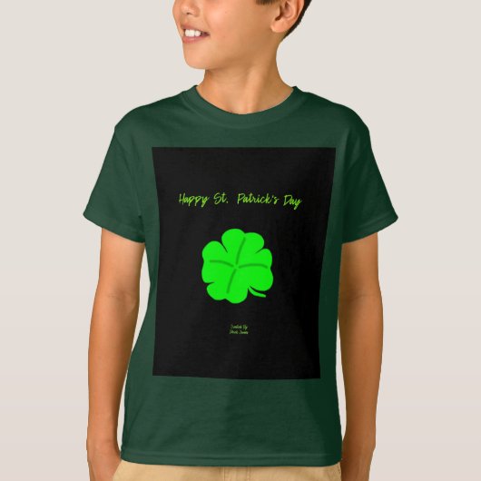 T-shirt Joyeux St. Patrick's Day Boys Deep Forest T Shirt (Devant)