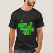 T-shirt Joyeux St. Patrick's Day Clovers (Devant)