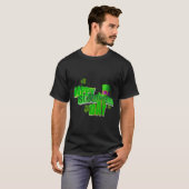 T-shirt Joyeux St. Patrick's Day Clovers (Devant entier)