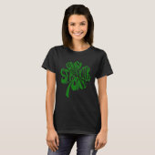 T-shirt Joyeux St Patrick's Day Four Leaf C (Devant entier)