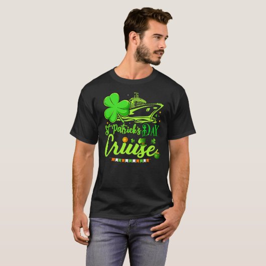 T-shirt Joyeux St Patrick's Day Funny Cruise Ship Cruise (Devant entier)