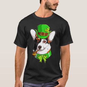 T-shirt Joyeux St Patrick's Day Funy Saint Patricks Corgi 