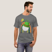 T-shirt Joyeux St Patrick's Day Golf St Patrick (Devant entier)