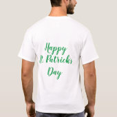 T-shirt Joyeux St. Patrick's Day Green (Dos)