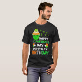 T-shirt Joyeux St Patrick's Day Is My Birthday Pop It Ice  (Devant entier)