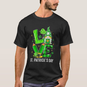 T-shirt Joyeux St Patrick's Day LOVE Enseignant Life Irish