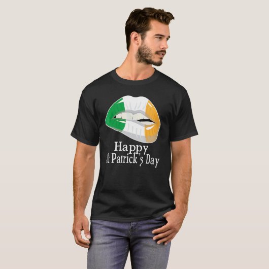 T-shirt Joyeux St Patrick's Day Saint Irish Patrick Girl b (Devant entier)