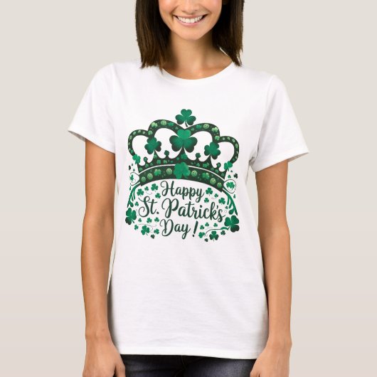 T-shirt Joyeux St. Patricks Day Shamrock Irish Saint Patri (Devant)