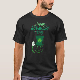 T-shirt Joyeux St. Patrick's Day Smiley Face