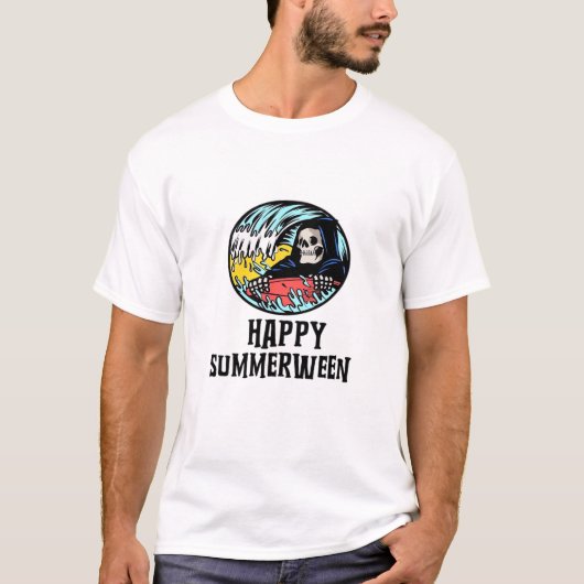 T-shirt Joyeux Summerween Essential 2025 (Devant)