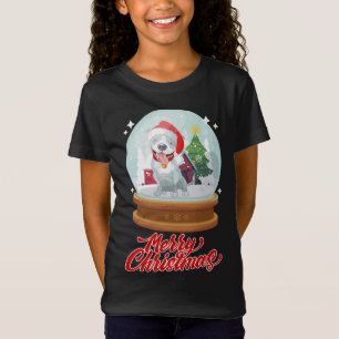 T-Shirt Joyeux Sweer de Noël pour hommes femmes Pitbull en