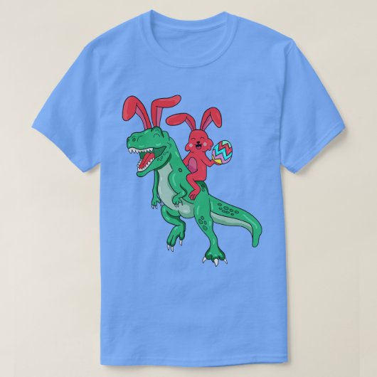 T-shirt Joyeux T Rex Bunny Dinosaures de Pâques (Design devant)
