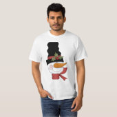 T-shirt Joyeux tee-shirts et cadeaux Snowman (Devant entier)