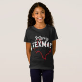T-Shirt Joyeux Texmas Southern Texas Christmas State Buffl (Devant entier)