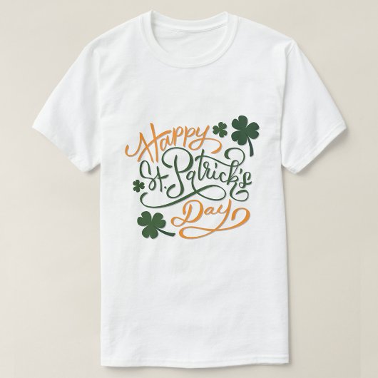T-shirt "Joyeux texte de St. Patrick