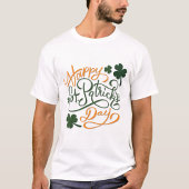 T-shirt "Joyeux texte de St. Patrick