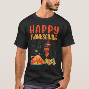 T-shirt Joyeux Thanksg à la viande de dinde