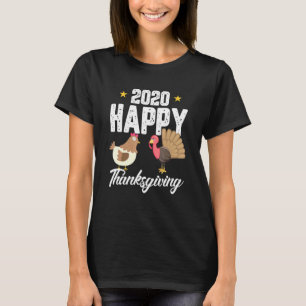 T-shirt Joyeux Thanksgiving 2020 Poulet Dinde Nouveauté