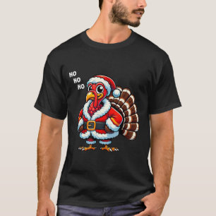 T-shirt Joyeux Thanksmas Action de grâce Dinde Xmas Drôle