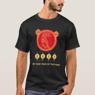 T-shirt Joyeux Tigre du Nouvel An chinois 2022 Nouvel An c