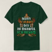 T-shirt Joyeux Tofurkey Day Vegas pour végétarien Tofu Lov (Design devant)