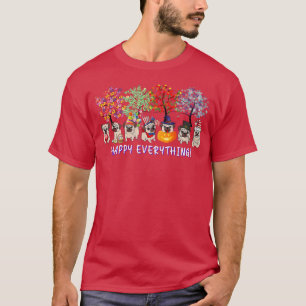 T-shirt Joyeux Tout carlin chien saisons toute l'année Arb