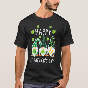 T-shirt Joyeux Trois Gnomes St Patrick's Day Green Buffalo