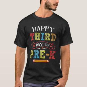 T-shirt Joyeux troisième jour d'élèves de l'enseignant de 