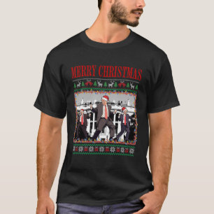 T-shirt Joyeux Trumpmas - Danse du Père Noël Donald Trump