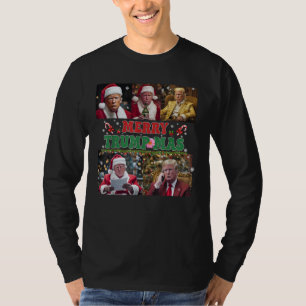 T-shirt Joyeux Trumpmas drôle Père Noël Trump Joyeux Noël