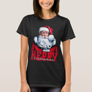 T-shirt Joyeux Trumpmas Santa Trump Noël Pyjama Drôle