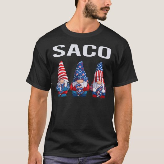 T-shirt Joyeux USA Saco (Devant)