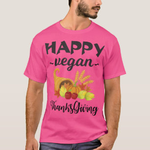 T-shirt Joyeux Vegan Thanksgiving Citrouille Hommes Cadeau