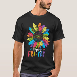 T-shirt Joyeux Vendredi Vendredi Amoureux Professeur amusa