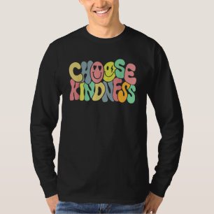 T-shirt Joyeux Visage Choisir gentillesse Hommes Femmes Po