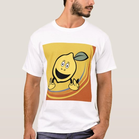 T-shirt Joyeux visage de citron (Devant)