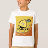 T-shirt Joyeux visage de citron (Devant)