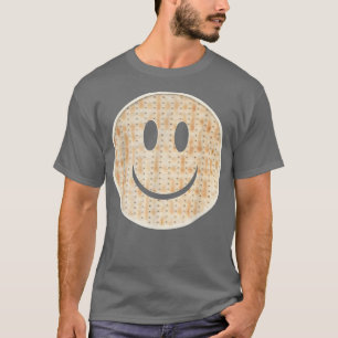 T-shirt Joyeux visage de matzah pour Pâque drôle matzo jui