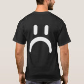 T-shirt Joyeux visage triste (Dos)