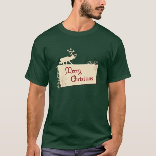 T-shirt Joyeux voeux de Noël (Devant)