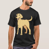 T-shirt Joyeux Yellow Labrador (Devant)